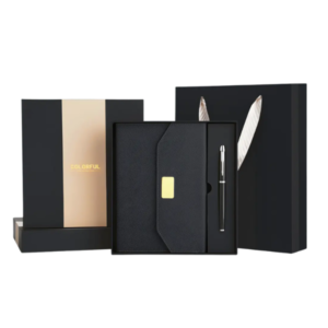 Agenda Colorful Con Caja/Pluma Y Cierre Magnetico